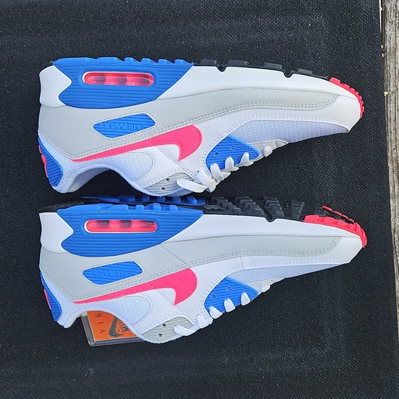 Nike Air Max III Hot Coral, Blue Crystal & White Sneakers - Picture 5 of 12